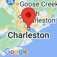 Map of Charleston, SC US